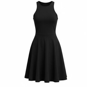 Athleta Conscious Dress Womens XS Black ALine Sleeveless NWT $109 retail